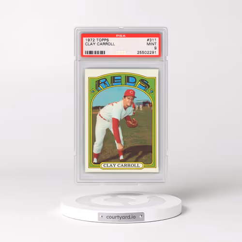 1972 Topps #311 Clay Carroll (PSA 9 MINT)