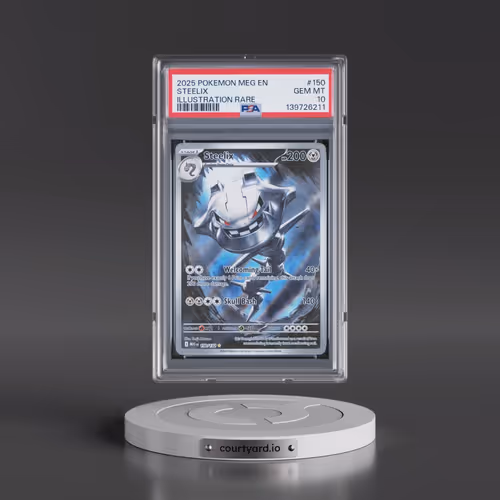 2025 Pokémon Meg EN-Mega Evolution #150 Steelix - Illustration Rare (PSA 10 GEM MINT)