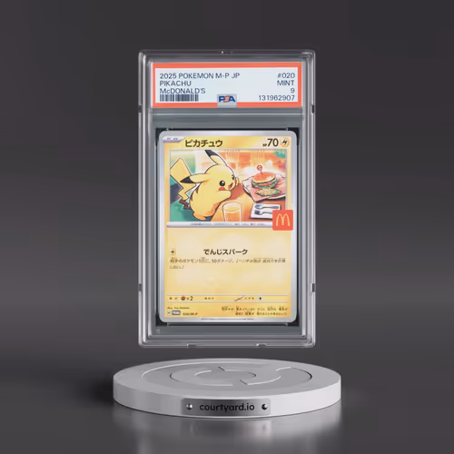 2025 Pokémon M-P Promo #020 Pikachu - McDonald's (PSA 9 MINT)