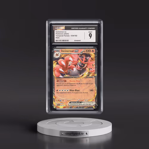 2023 Temporal Forces - TEF EN #034/162 Incineroar ex - Holo (CGC 9 MINT)