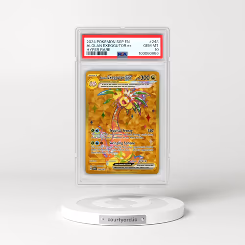 2024 Pokémon Ssp EN-Surging Sparks #248 Alolan Exeggutor EX - Holo Hyper Rare (PSA 10 GEM MINT)