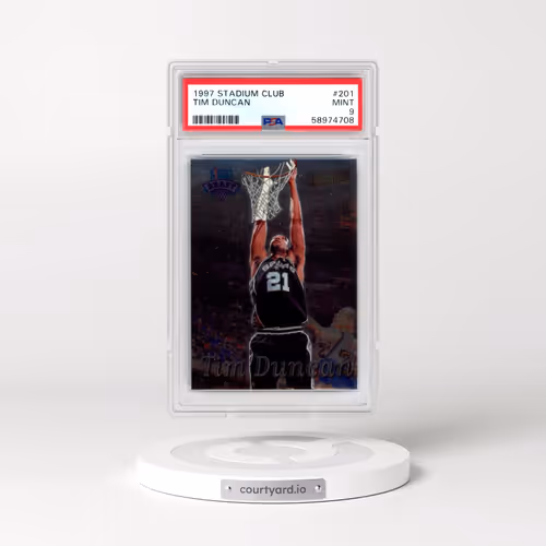 1997 Stadium Club #201 Tim Duncan (PSA 9 MINT)