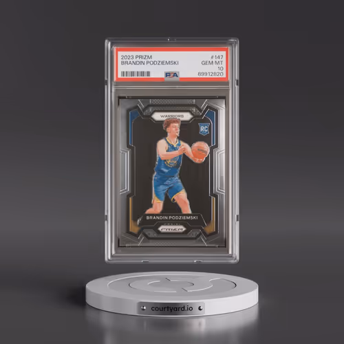 2023 Panini Prizm #147 Brandin Podziemski (PSA 10 GEM MINT)