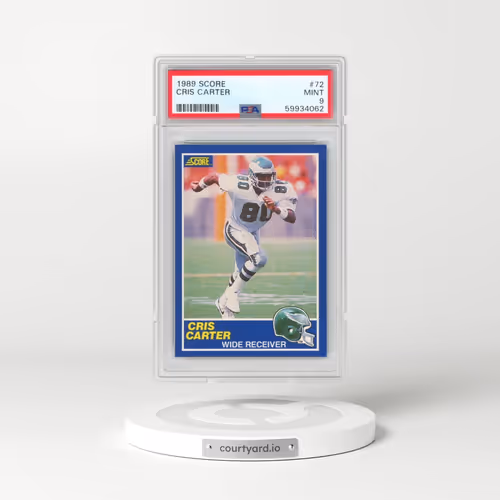 1989 Score #72 Cris Carter (PSA 9 MINT)