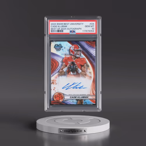 2024 Bowman Best University Best of 2024 Autographs #CK Cade Klubnik (PSA 10 GEM MINT)