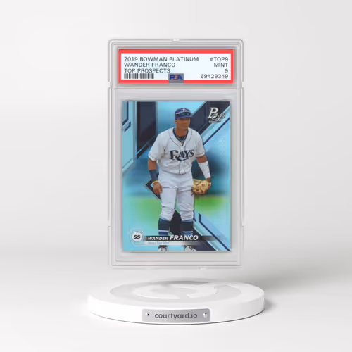 2019 Bowman Platinum Top Prospects #TOP9 Wander Franco (PSA 9 MINT)