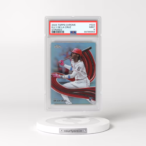 2024 Topps Chrome Strokes #S22 Elly de La Cruz (PSA 9 MINT)