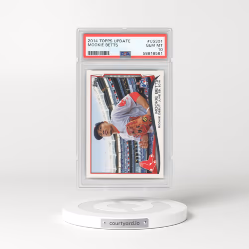 2014 Topps Update #US301 Mookie Betts (PSA 10 GEM MINT)