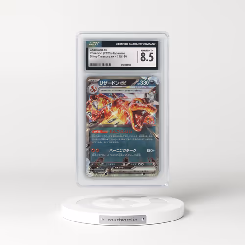 2023 Pokémon Sv4a-Shiny Treasure EX #115 Charizard EX - Holo (CGC 8.5 NM-MT+)