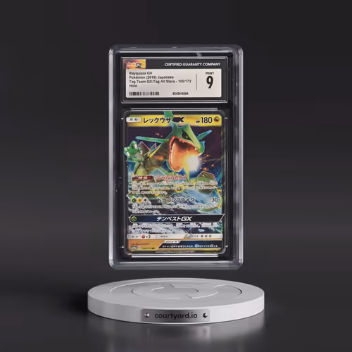 2019 Tag Team GX: Tag All Stars #100/173 Rayquaza GX - Holo (CGC 9 MINT)