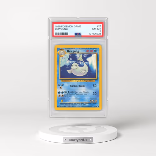 1999 Pokémon Game #25 Dewgong (PSA 8 NM-MT)