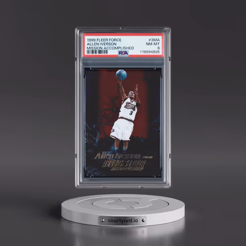 1999 Fleer Force Mission Accomplished #3MA Allen Iverson - Mission Accomplished (PSA 8 NM-MT)