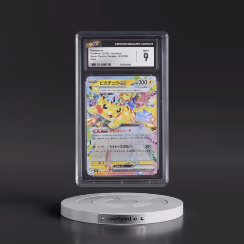 2024 Super Electric Breaker - sv8 #033/106 Pikachu ex - Holo (CGC 9 MINT)