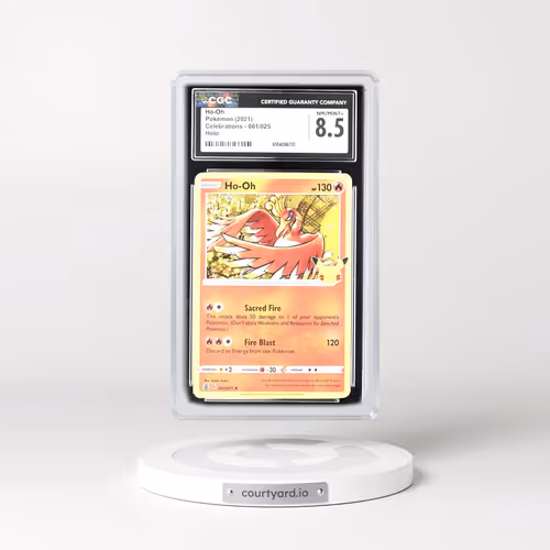 2021 Celebrations #001/025 Ho-Oh - Holo (CGC 8.5 NM-MT+)