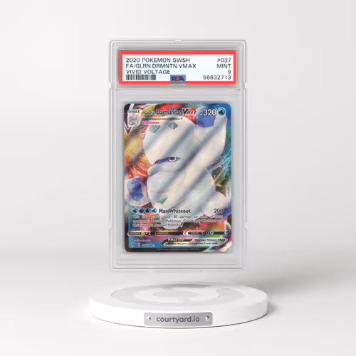 2020 Pokémon Sword & Shield Vivid Voltage #037 Galarian Darmanitan Vmax - Full Art (PSA 9 MINT)