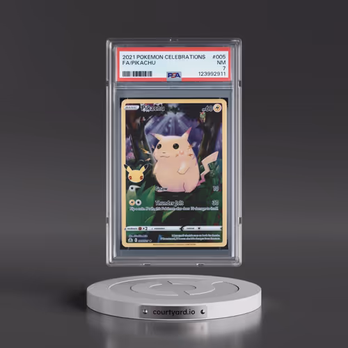 2021 Pokémon Celebrations #005 Pikachu - Full Art (PSA 7 NM)