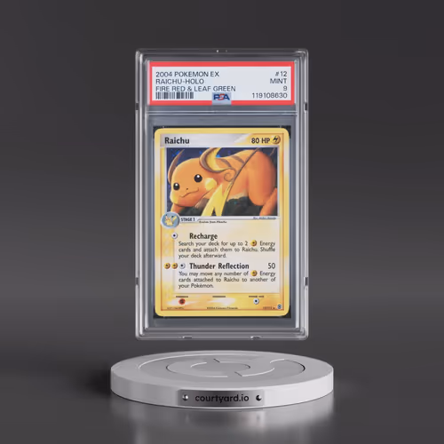 2004 Pokémon EX Fire Red & Leaf Green #12 Raichu - Holo (PSA 9 MINT)