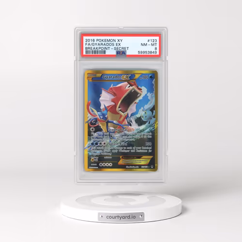 2016 Pokémon XY Breakpoint #123 Gyarados EX - Holo Full Art Secret (PSA 8 NM-MT)