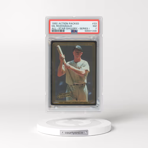 1992 Action Packed All-Star Gallery-Series 1 #33 Gil McDougald (PSA 7 NM)