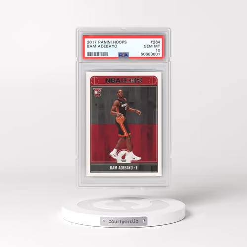 2017 Panini Hoops #264 Bam Adebayo (PSA 10 GEM MINT)