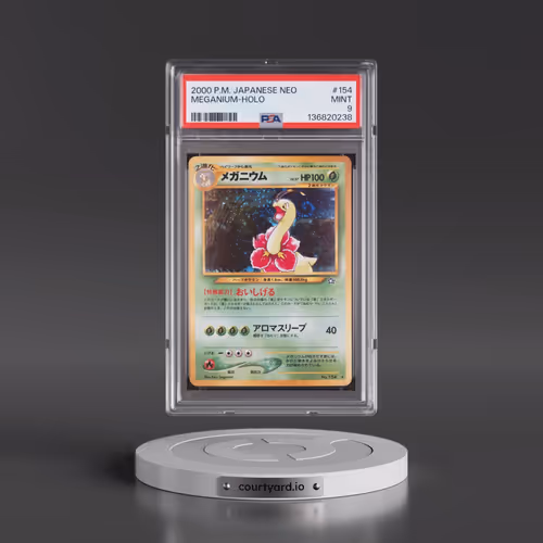 2000 Pokémon Neo #154 Meganium - Holo (PSA 9 MINT)