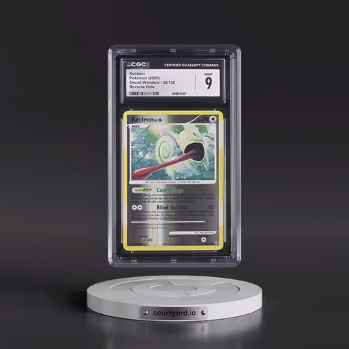 2007 Secret Wonders #52/132 Kecleon - Reverse Holo (CGC 9 MINT)