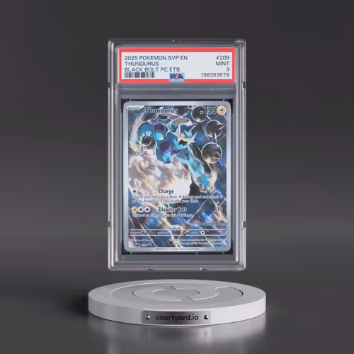 2025 Pokémon Svp EN-SV Black Star Promo #209 Thundurus - Black Bolt Pokemon Center Elite Trainer Box