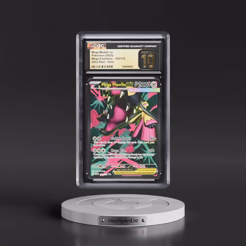 2025 Pokémon Meg EN-Mega Evolution #162 Mega Mawile EX - Holo Ultra Rare (CGC 10 PRISTINE)