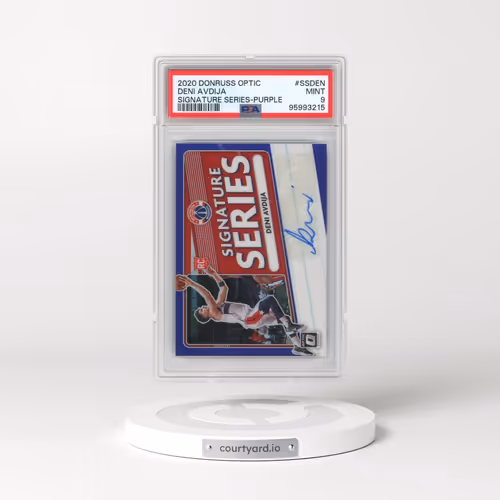 2020 Panini Donruss Optic Signature Series #SSDEN Deni Avdija - Purple (PSA 9 MINT)