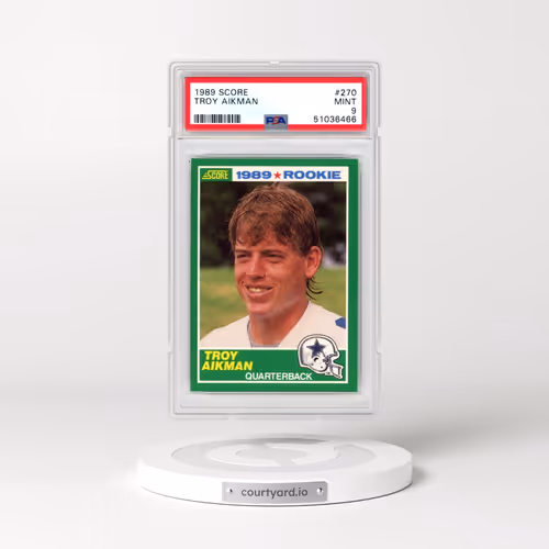 1989 Score #270 Troy Aikman (PSA 9 MINT)