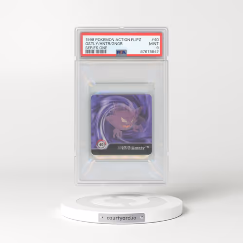 1999 Pokémon Action Flipz Series One #40 Gastly/Gengar/Haunter (PSA 9 MINT)