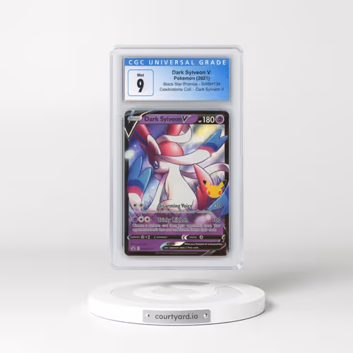 2017 Black Star Promos - Sword & Shield #SWSH134 Dark Sylveon V - Holo Celebrations Collection - Dar