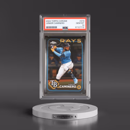 2024 Topps Chrome #213 Junior Caminero (PSA 10 GEM MINT)