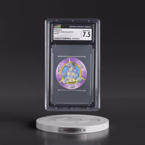 2011 Pokémon Battle Disc (2011) - English #21/42 Nidoqueen (CGC 7.5 NM+)