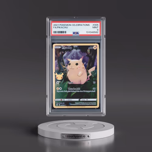 2021 Pokémon Celebrations #005 Pikachu - Full Art (PSA 9 MINT)
