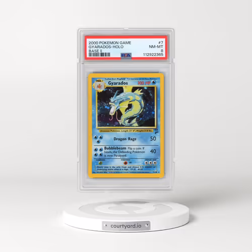 2000 Pokémon Game Base II #7 Gyarados - Holo (PSA 8 NM-MT)