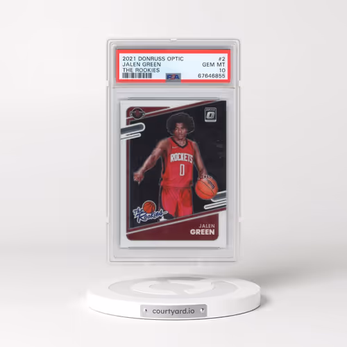 2021 Panini Donruss Optic the Rookies #2 Jalen Green (PSA 10 GEM MINT)