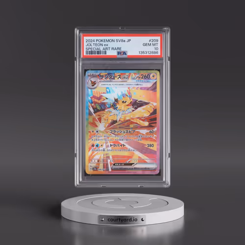 2024 Pokémon Sv8a-Terastal Fest EX #209 Jolteon EX - Holo Special Art Rare (PSA 10 GEM MINT)