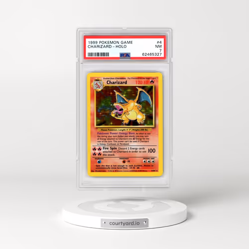 1999 Pokémon Game #4 Charizard - Holo (PSA 7 NM)