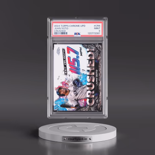2024 Topps Chrome Update Crushed #CR4 Juan Soto (PSA 9 MINT)