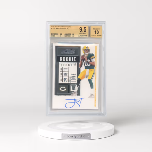 2020 Panini Contenders #111 Jordan Love - Autograph (BGS 9.5 GEM MINT)
