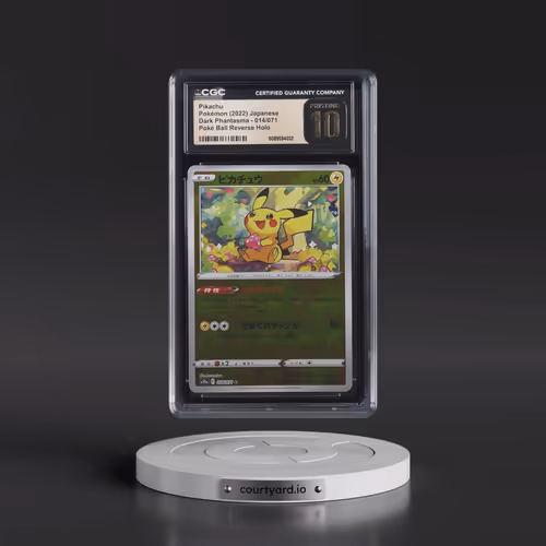 2021 Dark Phantasma #014/071 Pikachu - Reverse Holo Poké Ball (CGC 10 PRISTINE)