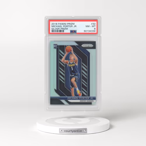 2018 Panini Prizm #32 Michael Porter Jr. - Silver Prizm (PSA 8 NM-MT)