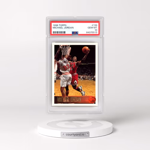 1996 Topps #139 Michael Jordan (PSA 10 GEM MINT)
