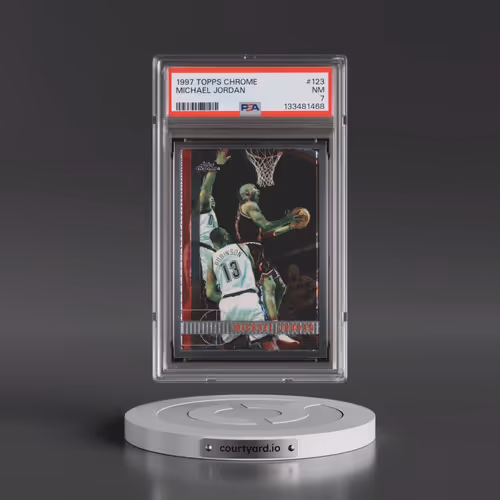 1997 Topps Chrome #123 Michael Jordan (PSA 7 NM)