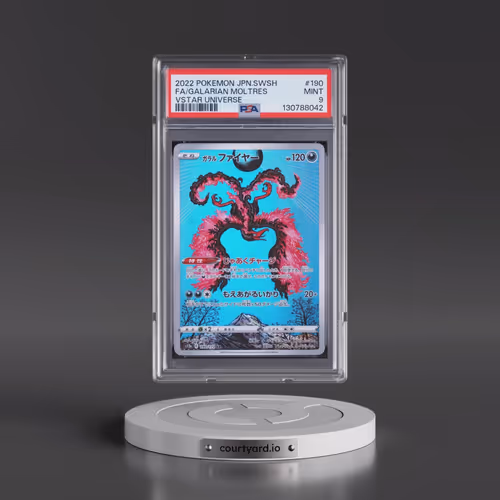 2022 Pokémon Sword & Shield Vstar Universe #190 Galarian Moltres - Full Art (PSA 9 MINT)