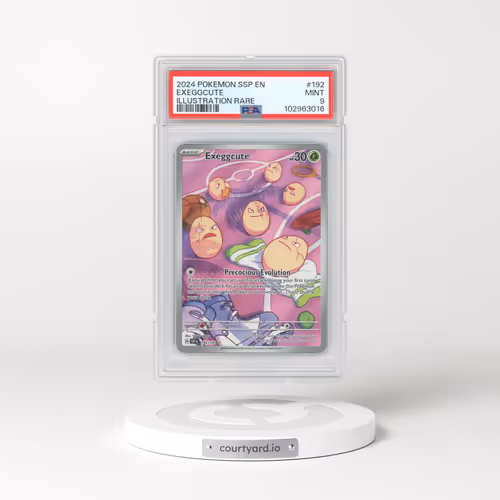 2024 Pokémon Ssp EN-Surging Sparks #192 Exeggcute - Illustration Rare (PSA 9 MINT)