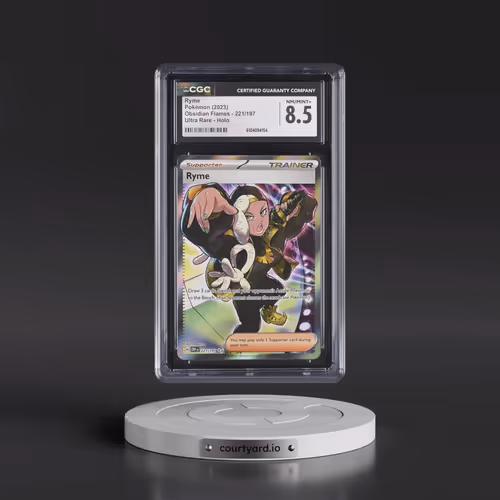 2023 Obsidian Flames - OBF EN #221/197 Ryme - Ultra Rare Holo (CGC 8.5 NM-MT+)