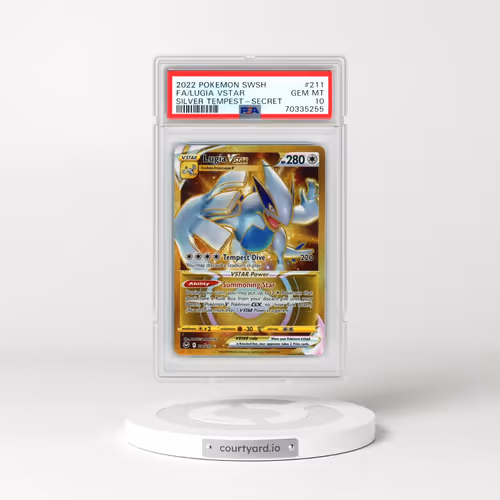 2022 Pokémon Sword & Shield Silver Tempest #211 Lugia Vstar - Full Art Secret (PSA 10 GEM MINT)