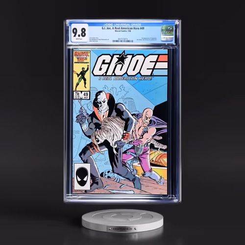 G.I. Joe, A Real American Hero #49 CGC 9.8 White Pages (Marvel Comics, 7/86) - Universal